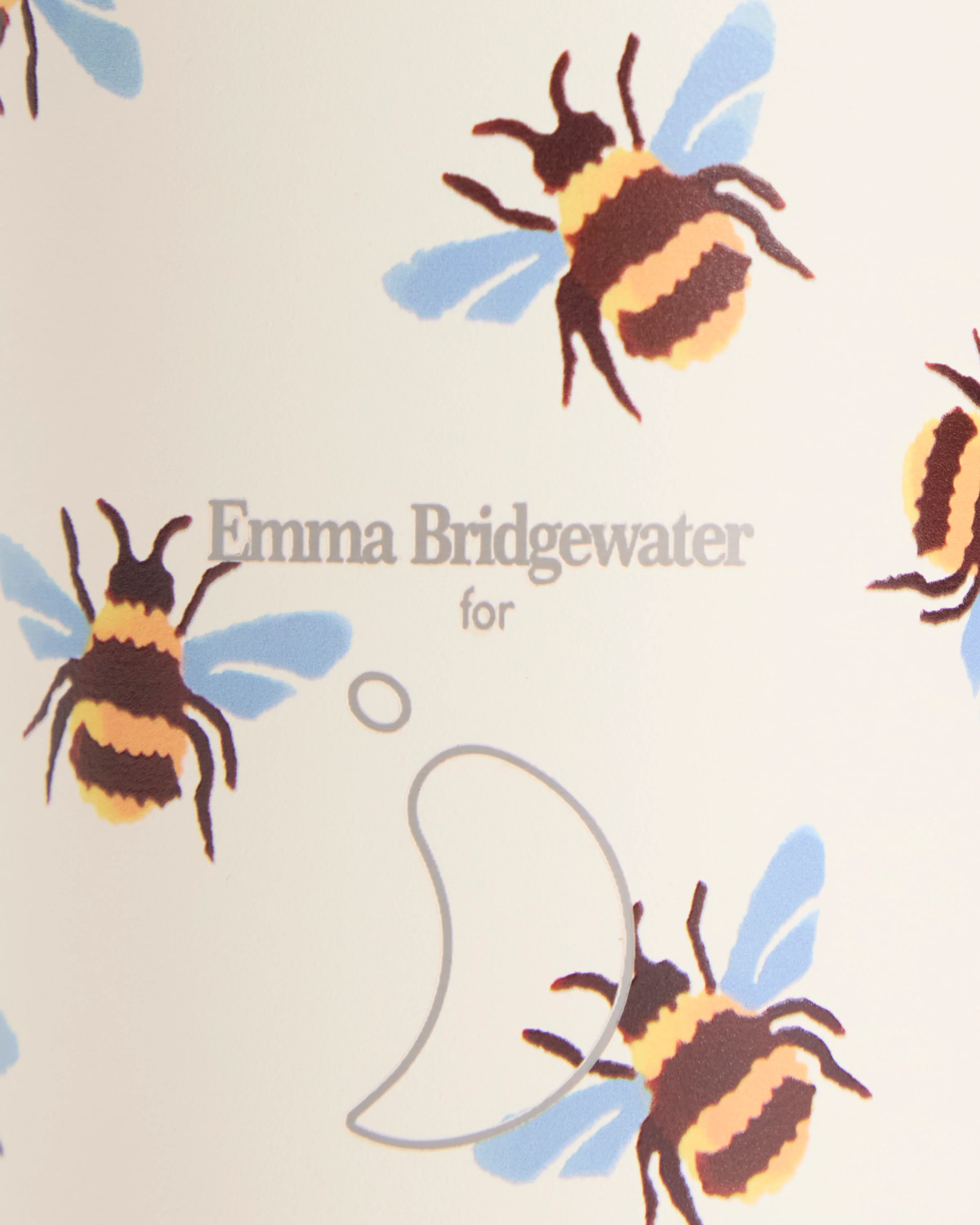 Emma Bridgewater Bumblebee Blue Wing Coffee Cup - Image 2