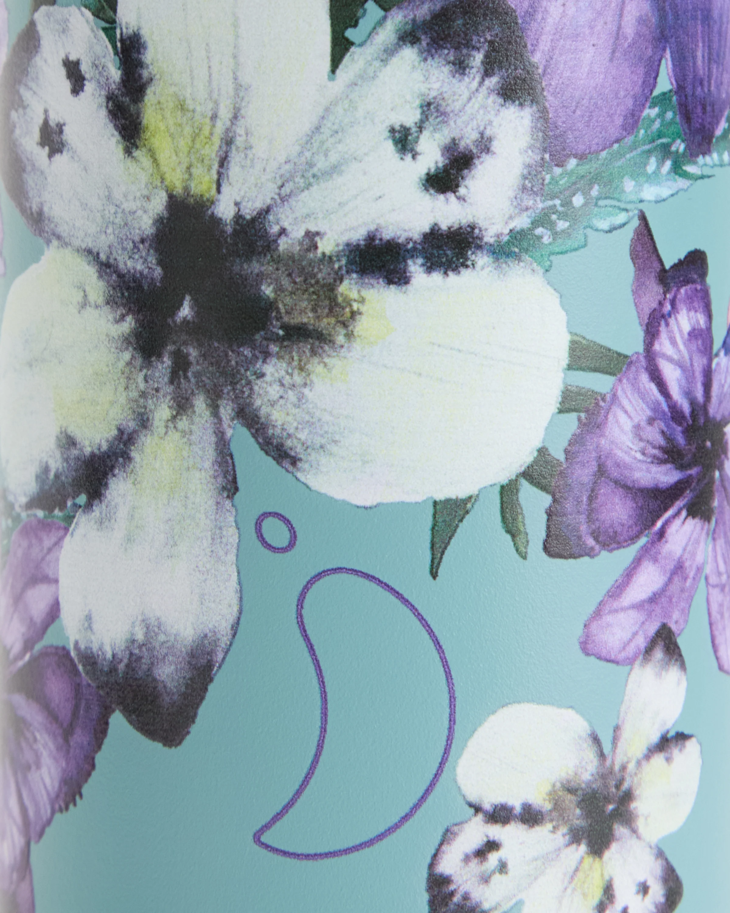 Feathered Florals Water Bottle - Image 2